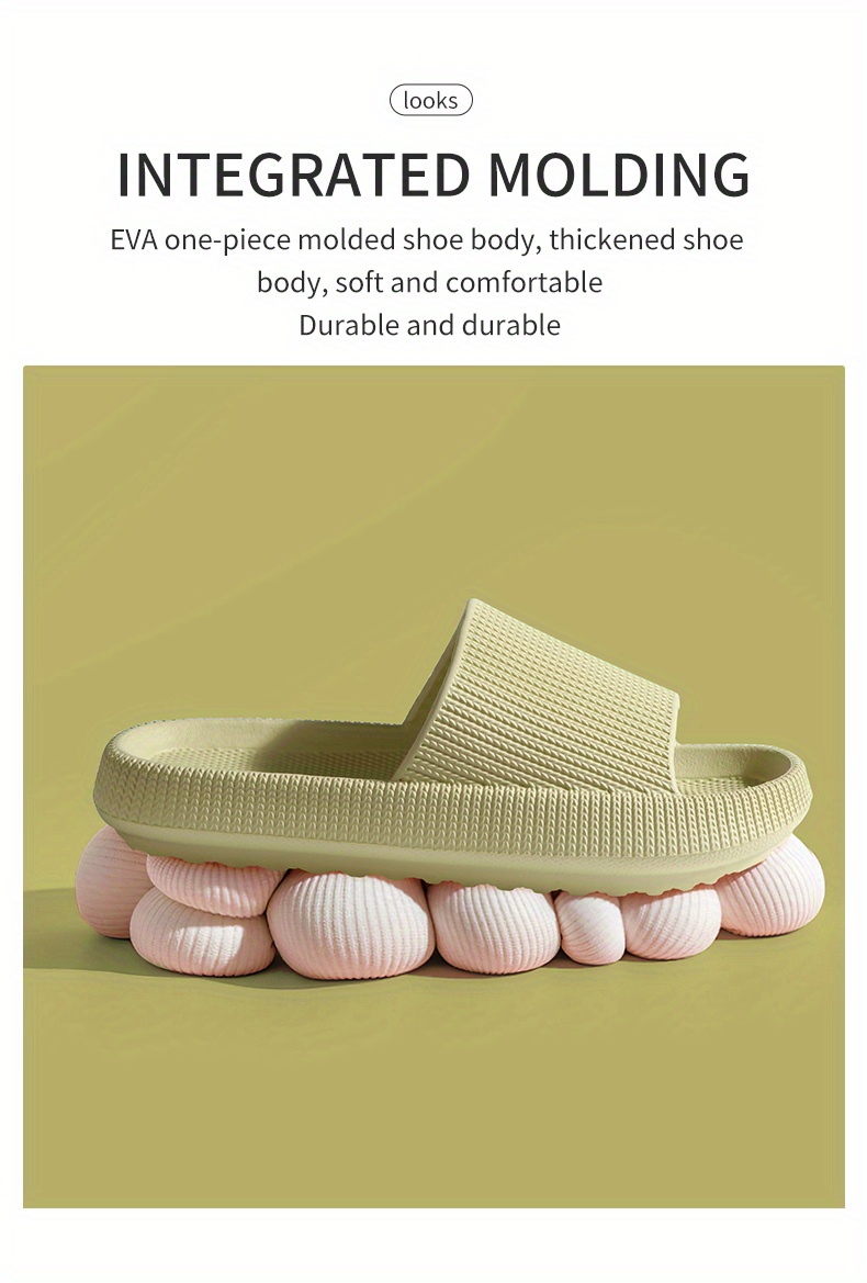 casual solid color slippers for men non slip lightweight open toe slippers for indoor shower pool all seasons details 7